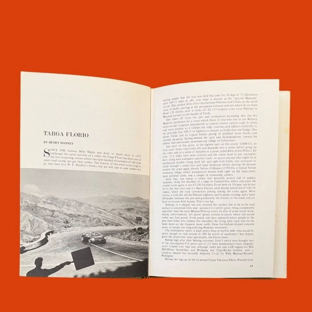 Vintage 1970 Stories of Road & Track Hardcover Book Automotive History Anthology